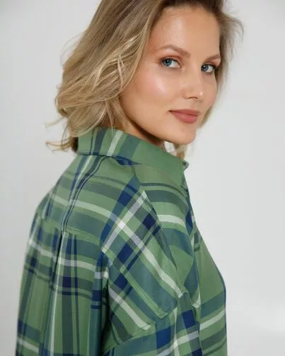 Женская рубашка  прямого силуэта - 8670 от ByME 