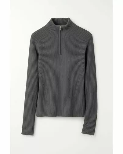 Джемпер серый из мериноса-30W3329 от byME 