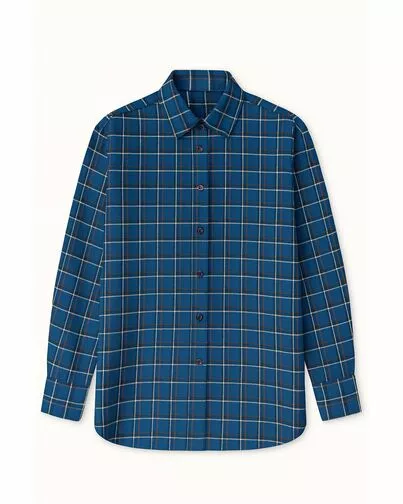 Женская рубашка фланелевая из хлопка-9032 от byME 