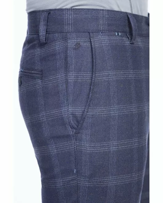 Брюки мужские хлопковые № 017-21-13 Темно-синий 13  от Bawer 