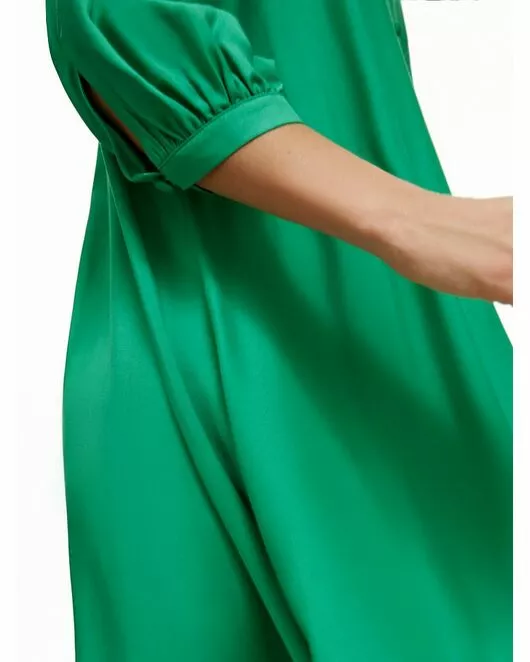 Платье женское на пуговицах зелёное - CA-1-38707_70011-009 от byME 