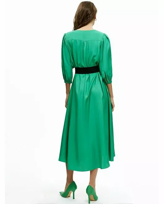 Платье женское на пуговицах зелёное - CA-1-38707_70011-009 от byME 