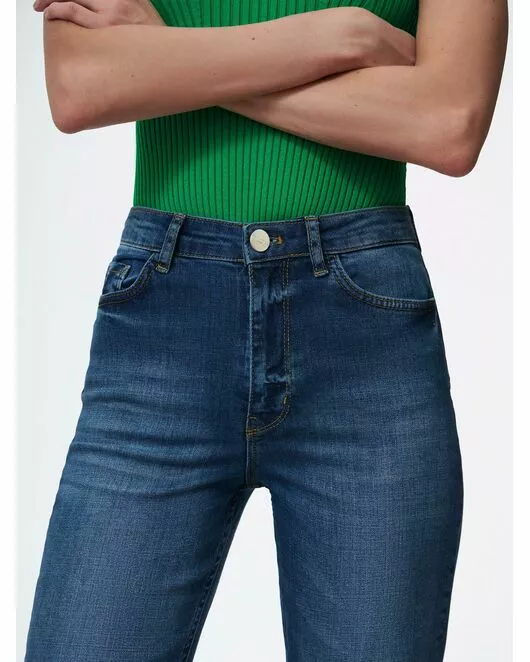 Джинсы женские темно-синие от ByME 