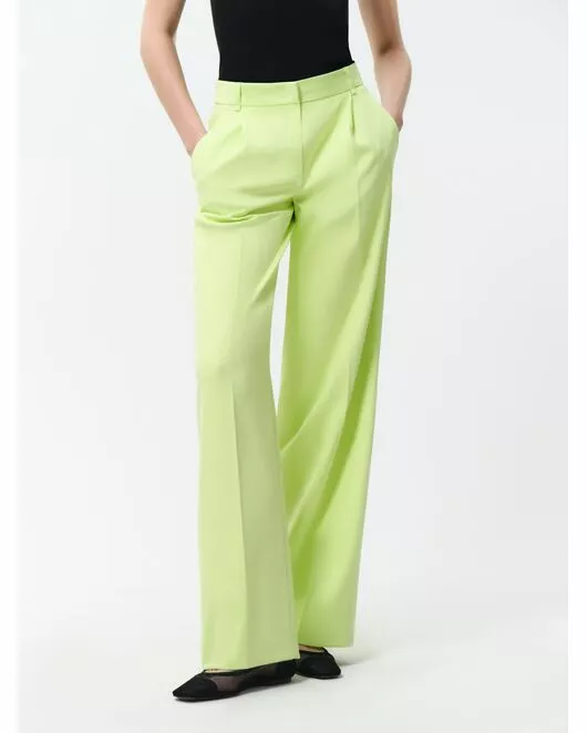 Широкие брюки с защипами от byME 