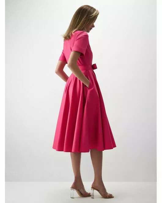 Платье-миди из хлопка от byME 