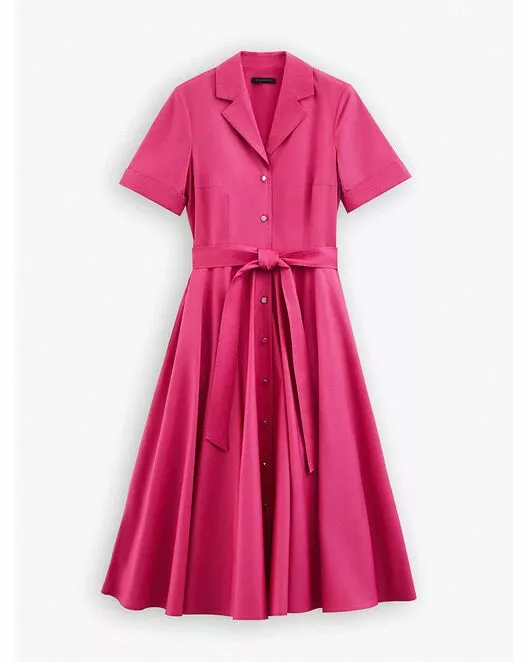 Платье-миди из хлопка от byME 