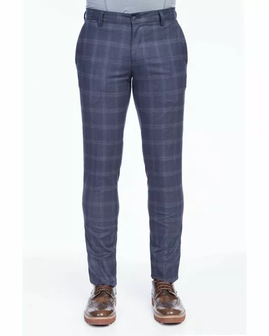 Брюки мужские хлопковые № 017-21-13 Темно-синий 13  от Bawer 