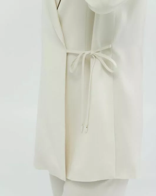 Жакет  кремовый из района-125077-cream от Luisa Wang 