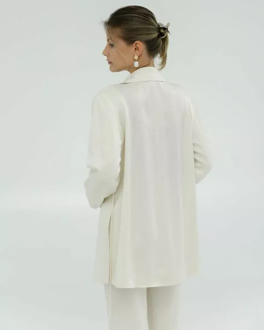 Жакет  кремовый из района-125077-cream от Luisa Wang 