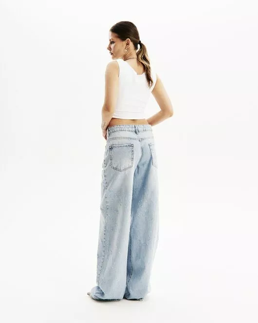 Джинсы женские голубые-32193-blue от  