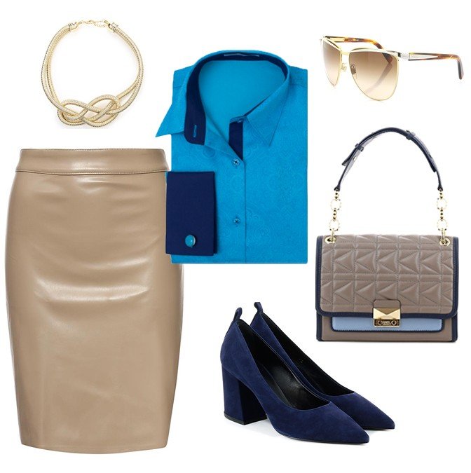 ​Матрица кожаных юбок