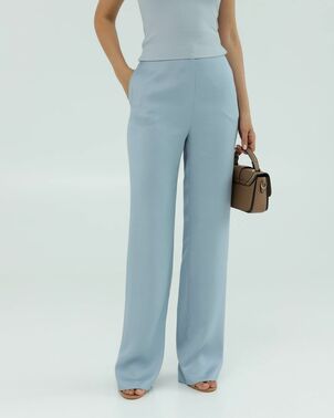 Женские брюки голубые из района-135119-blue от LW 