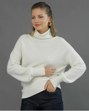 W0015W001 Джемпер из шерсти молочный от byME 