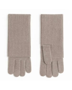 Перчатки из кашемира-S1402-cappuccino от byME 