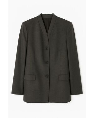 Жакет графит с добавлением шерсти J1-1006 от byME 