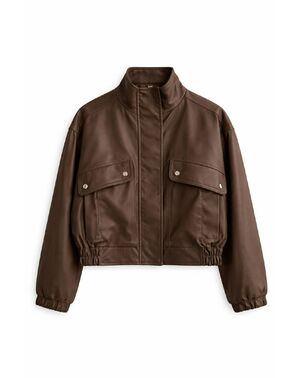 Бомбер коричневый-MS5111 от  