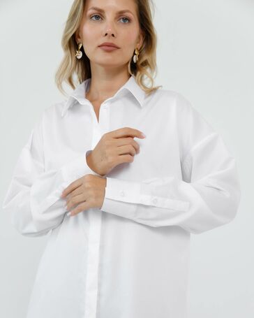 Жееская рубашка белая 8671 от ByME 