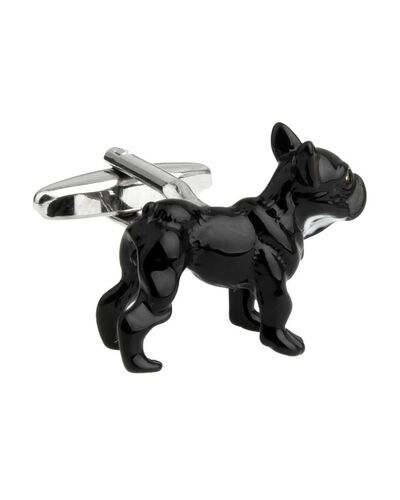 Запонки французский бульдог - 190013 от  