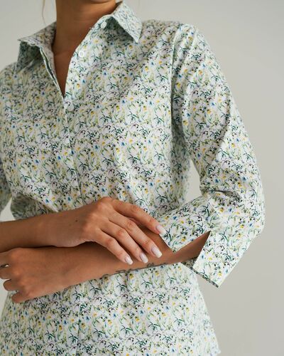 Женская рубашка с рукавом 3/4 -8532 от byME 