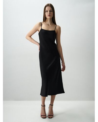 Платье-комбинация из искусственного шелка от byME 