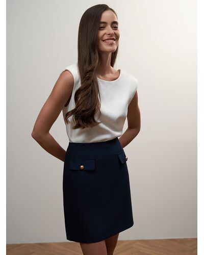 Юбка женская темно-синий от byME 