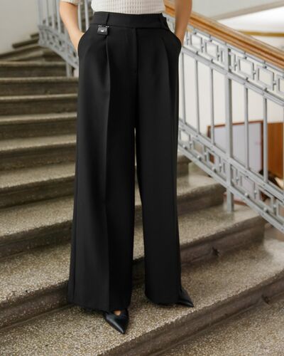 Женские брюки черные 02271-1 от byME 