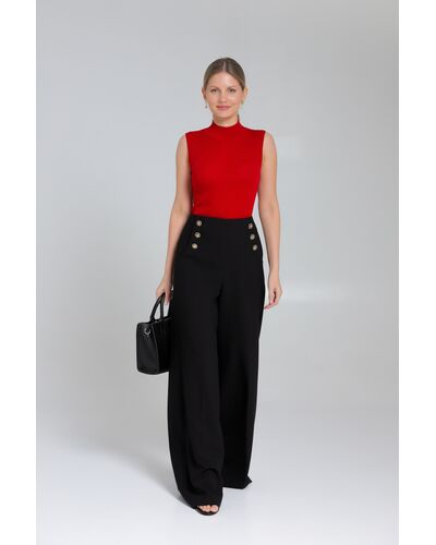 Брюки женские чёрного цвета  -5373-308 BLACK от SHN 