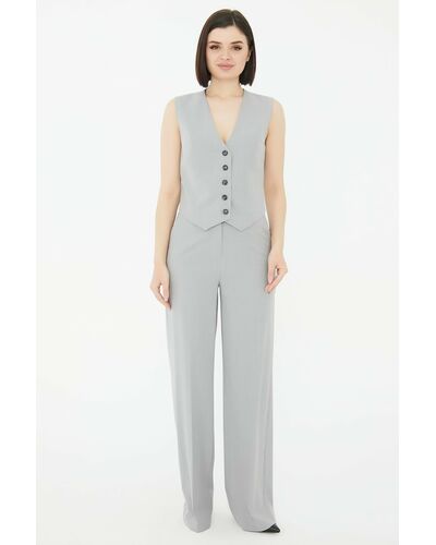 Жилет женский серый - 2830-347 GRAY от SHN 