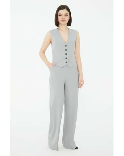 Брюки женские серые -2830-347 GRAY-j от SHN 