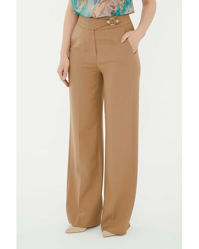 Брюки женские в песочном цвете  -5446-399 CAMEL от SHN 