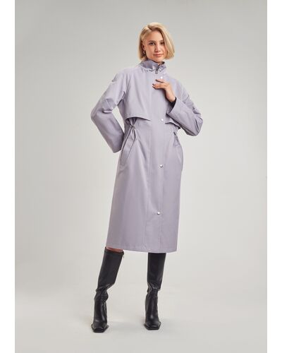 Тренч-парка S036 Brigitte цвет айсберг от Doroteya 