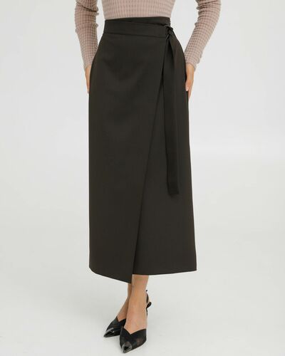 Юбка цвета кофе - 035016 от LW 