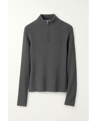 Джемпер серый из мериноса-30W3329 от byME 