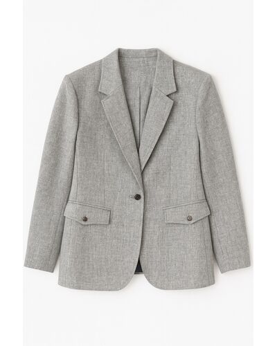 Жакет в сером  цвете MS5130 от  