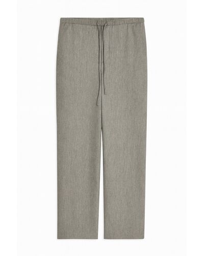 Женские брюки в сером   цвете MS5315 от  