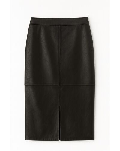 Юбка женская цвет шоколадный-MS5806 от  