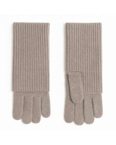 Перчатки из кашемира-S1402-cappuccino от byME 