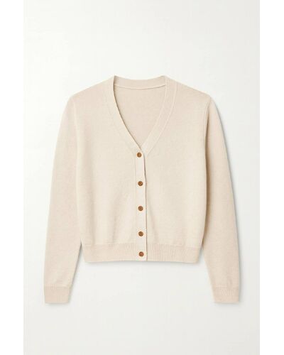 Кардиган из шерсти кремовый LWWN-206049 от LW 