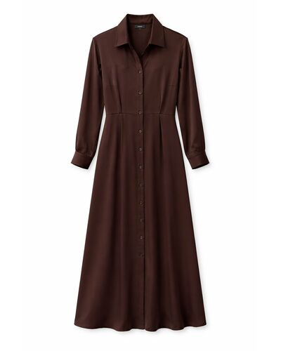 Женское платье коричневое-025040 от LW 