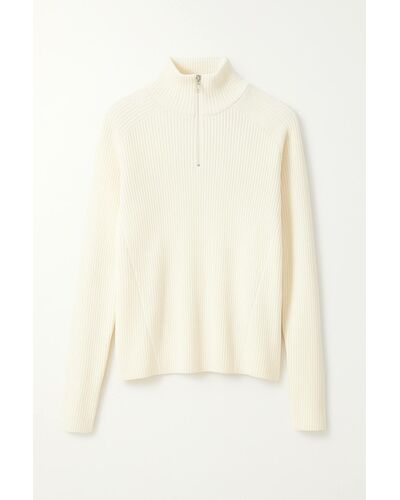 Джемпер молочный из шерсти мериноса-30W3329 от byME 