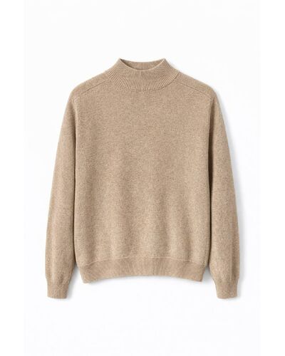 Джемпер из кашемира коричневый-S83008 от byME 