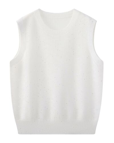 Топ молочный из вискозы-ZJ3510-white от byME 