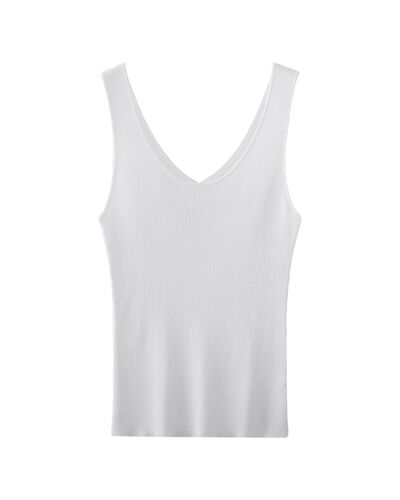 Топ молочный из вискозы-BM068-white от byME 