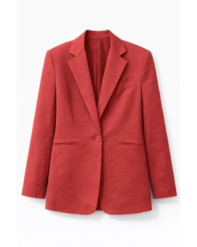 Жакет изо льна малиновый от byME 