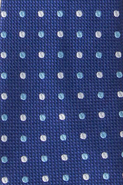Галстук детский синий в горох - 13 от  