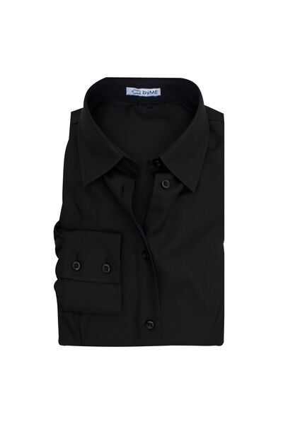 Женская рубашка боди черная - 8151 от byME 