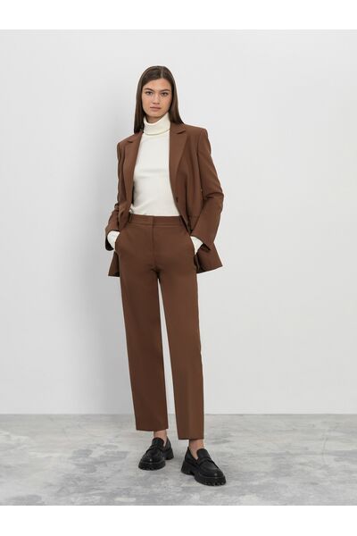 Брюки женские прямые цвет карамель от byME 