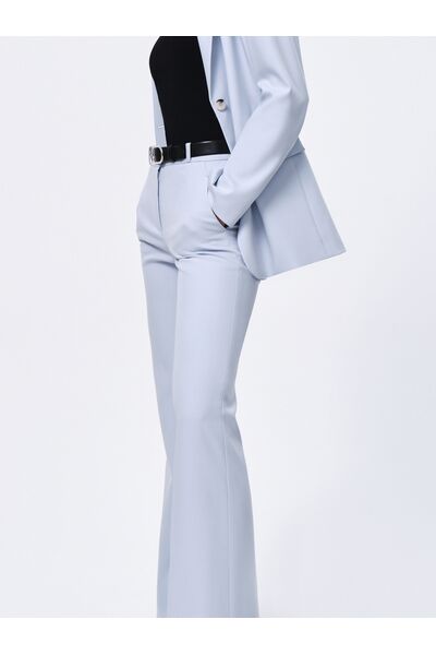 Брюки женские клёш голубые от byME 