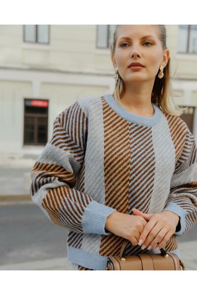 SUI1JBS Джемпер в полоску от byME 