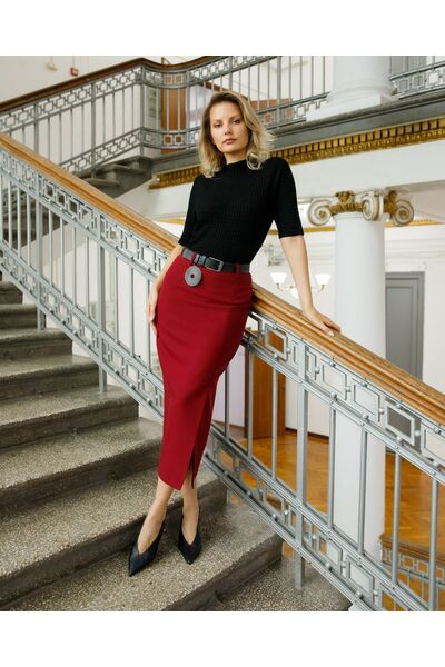 Женская юбка 9206-239 Burgundy от byME 